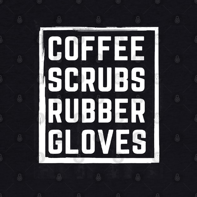 Coffee Scrubs Rubber Gloves by Kevan Hom